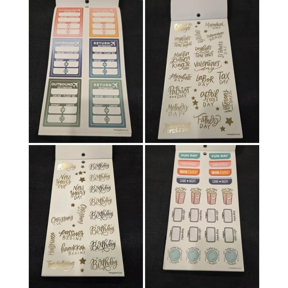 The Happy Planner  Planner Essentials BIG Sticker Book Missing 3 Stickers